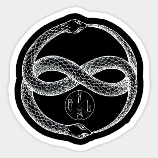 Gnostic snakes Sticker